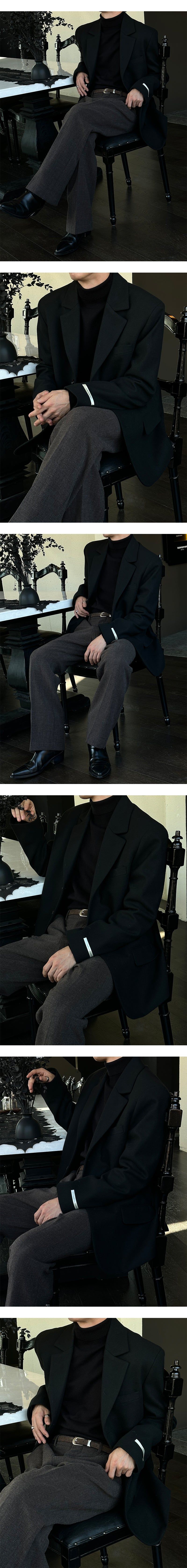 [F/W] Hard wool 3buttton blazer(2color)