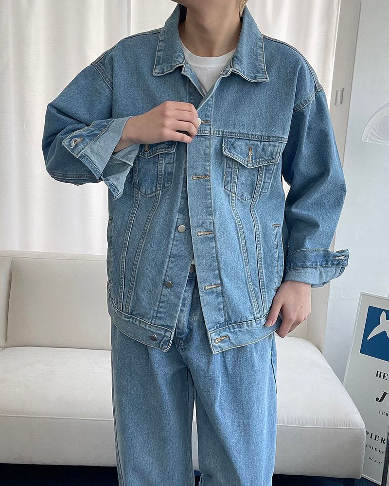 No. 57 Washing denim jacket (4 colors)