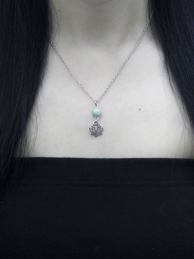 Lotus necklace