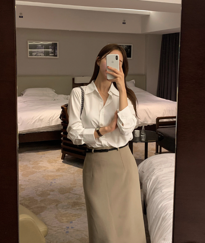 Teed Standard Shirt Blouse / 14 colors