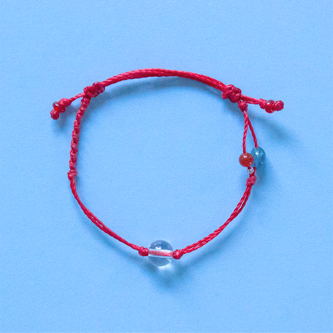IDUSUM（イダソム）の「[MADE] リストウィーブ ラブ（アクセサリー）」