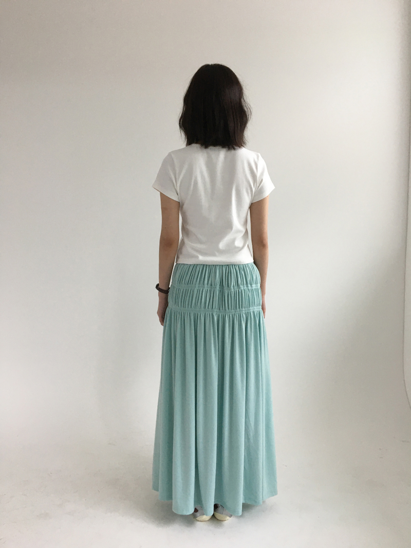 Sor Shirred Long Skirt (4color)
