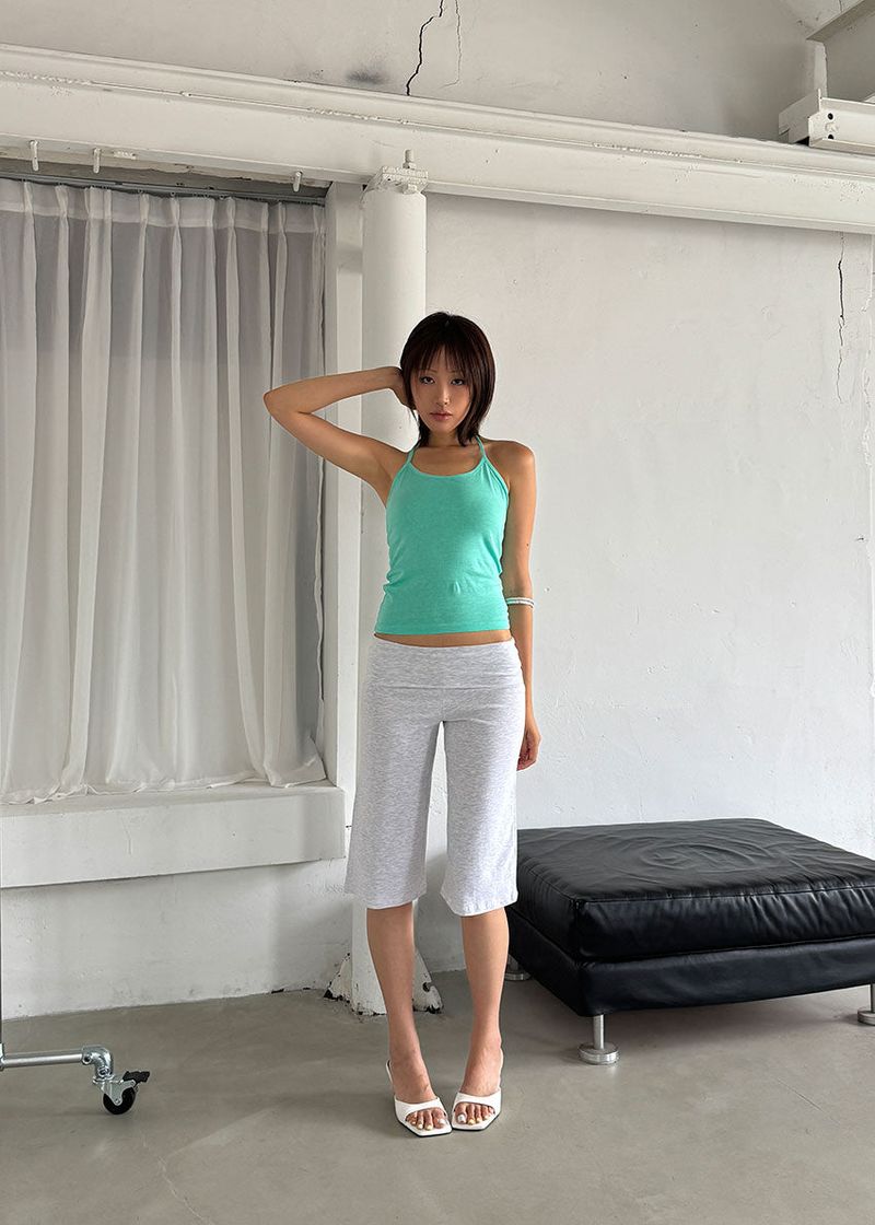 FOLDING REGULAR CAPRI PANTS