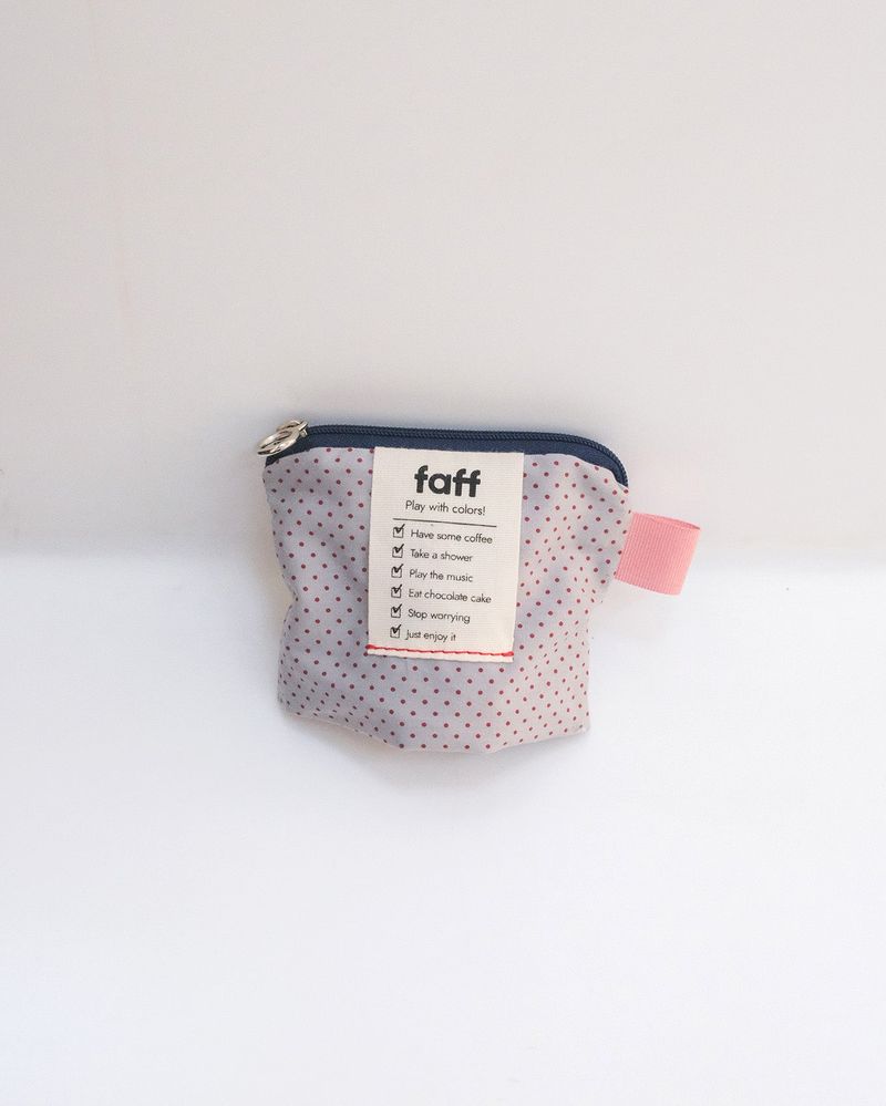 faff Pouch mini Dot Grey