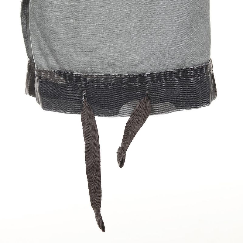 8287 Graffiti Logo Camo Cargo Pants (Gray)
