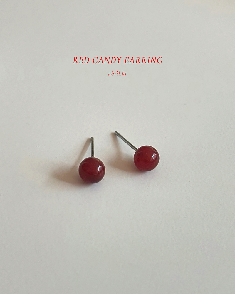 Red Candy Earrings