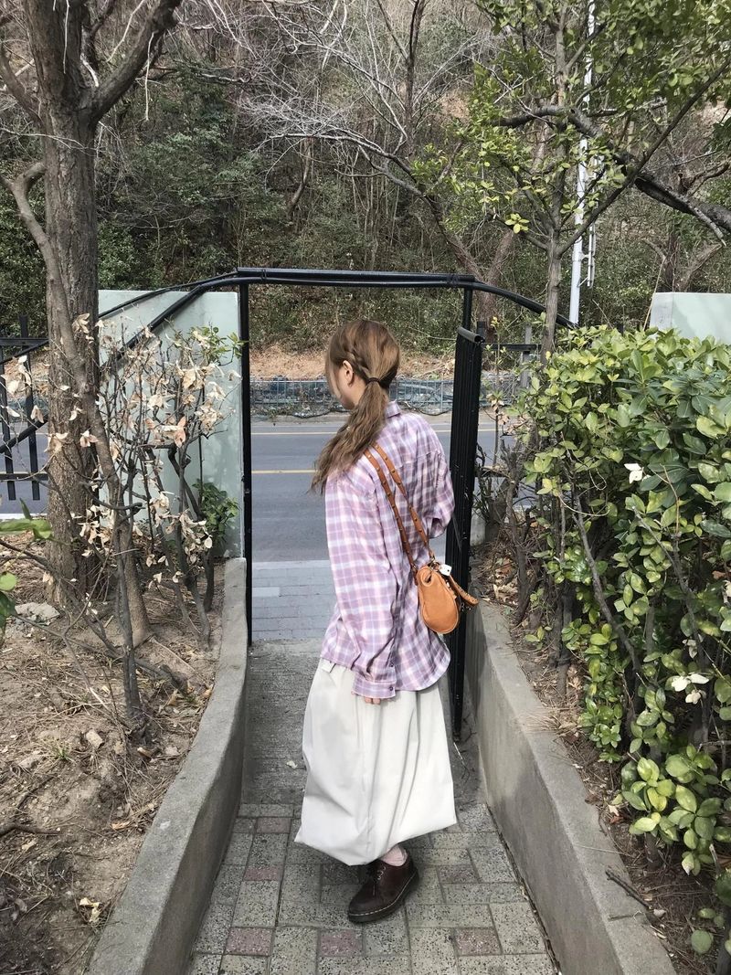 hina daily check shirts