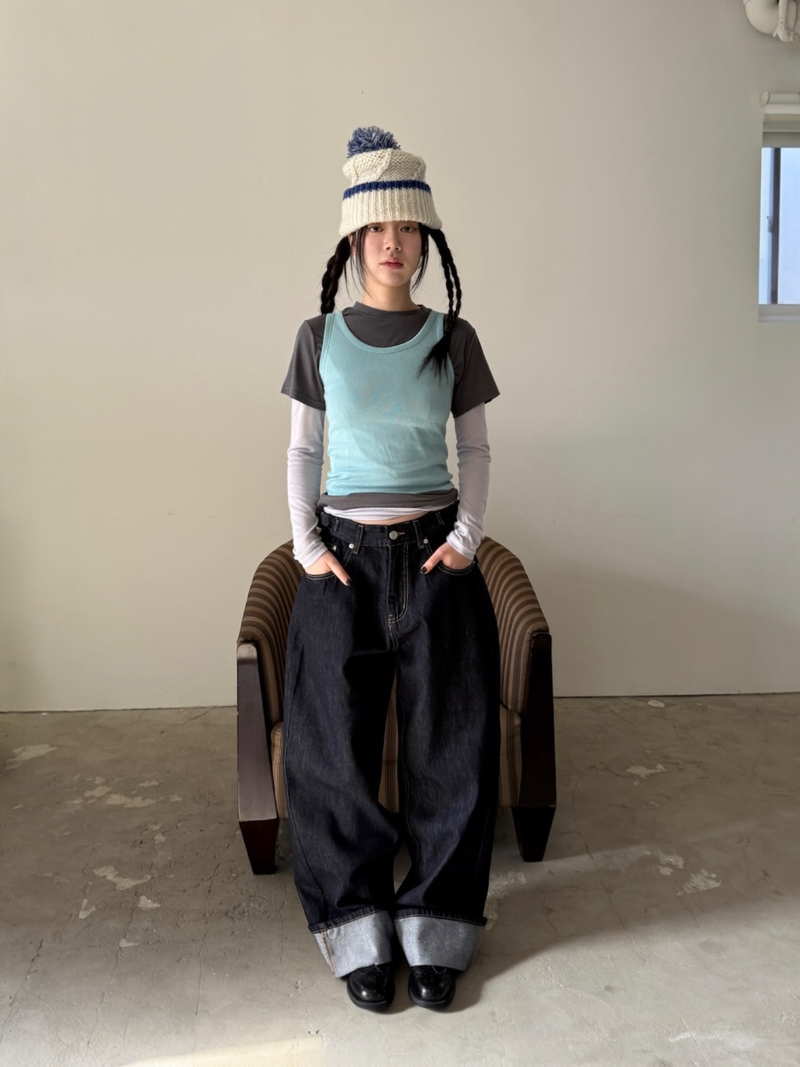 another language（アナザーランゲージ）の「roll up non fade jeans （Pants）」