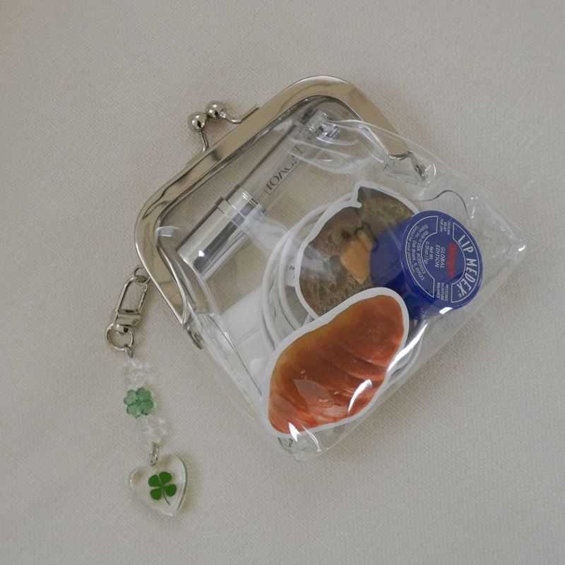 Clear mini pouch