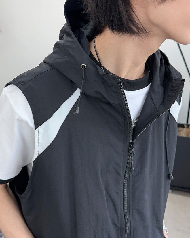 Ferrard Nylon Hooded Vest