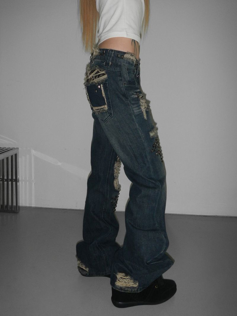 maybe stud dark denim pt