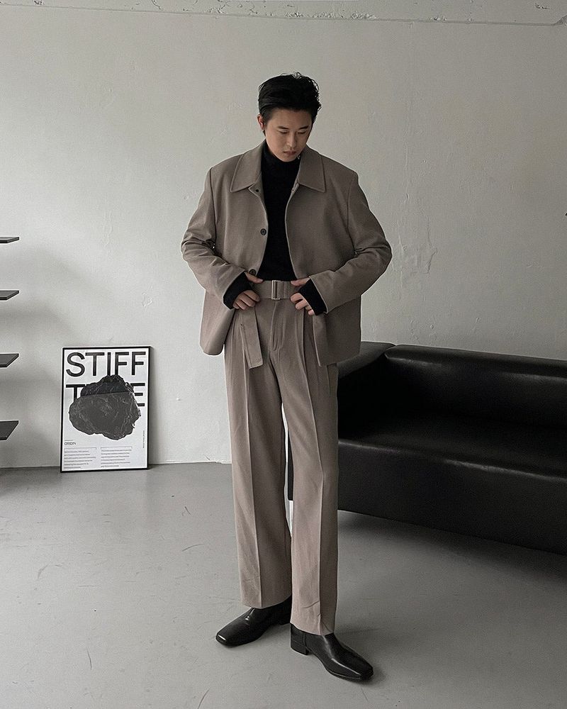 ECT Minimal Hidden Short Jacket (2 colors)