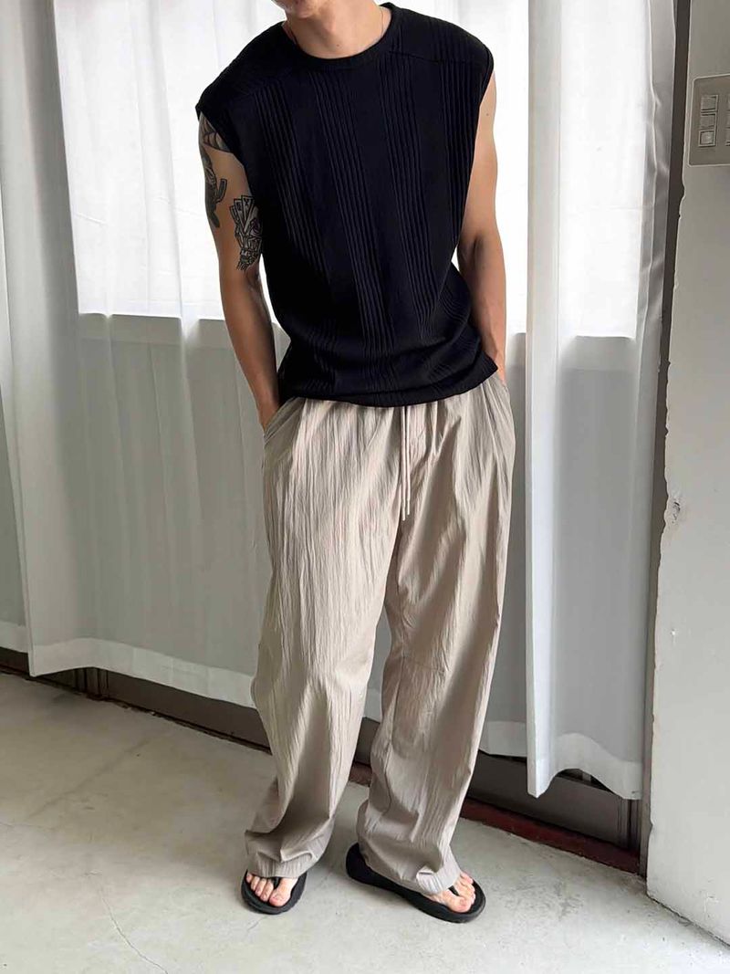 Light nylon banding pants(4color)