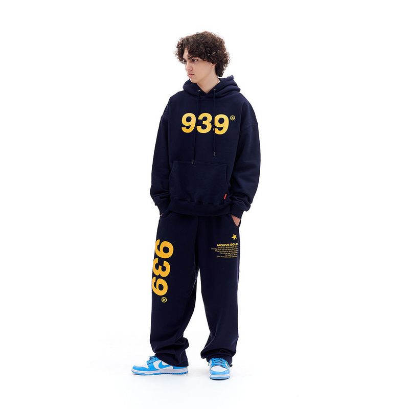 939ロゴスウェットパンツ(ネイビー)