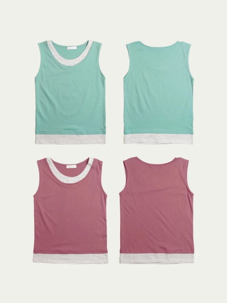 seezul（シーズル）の「[ 𝒮ℯℯ𝓏𝓊𝓁 𝓂𝒶𝒹ℯ ] 오니 스트라이프 슬리브 ( oni stripe sleeve )（Tops）」
