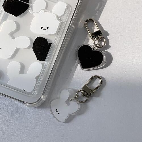 withsome(ウィズサム)の「Mochi rabbit heart key ring(Toys/Key Holders)」