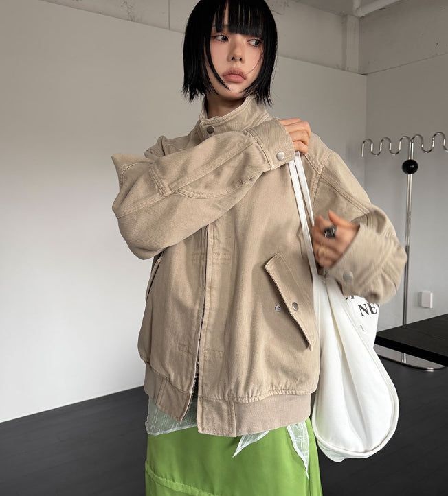 AAKE（アケ）の「DYEING BOMBER JACKET（Jackets/Outerwear）」