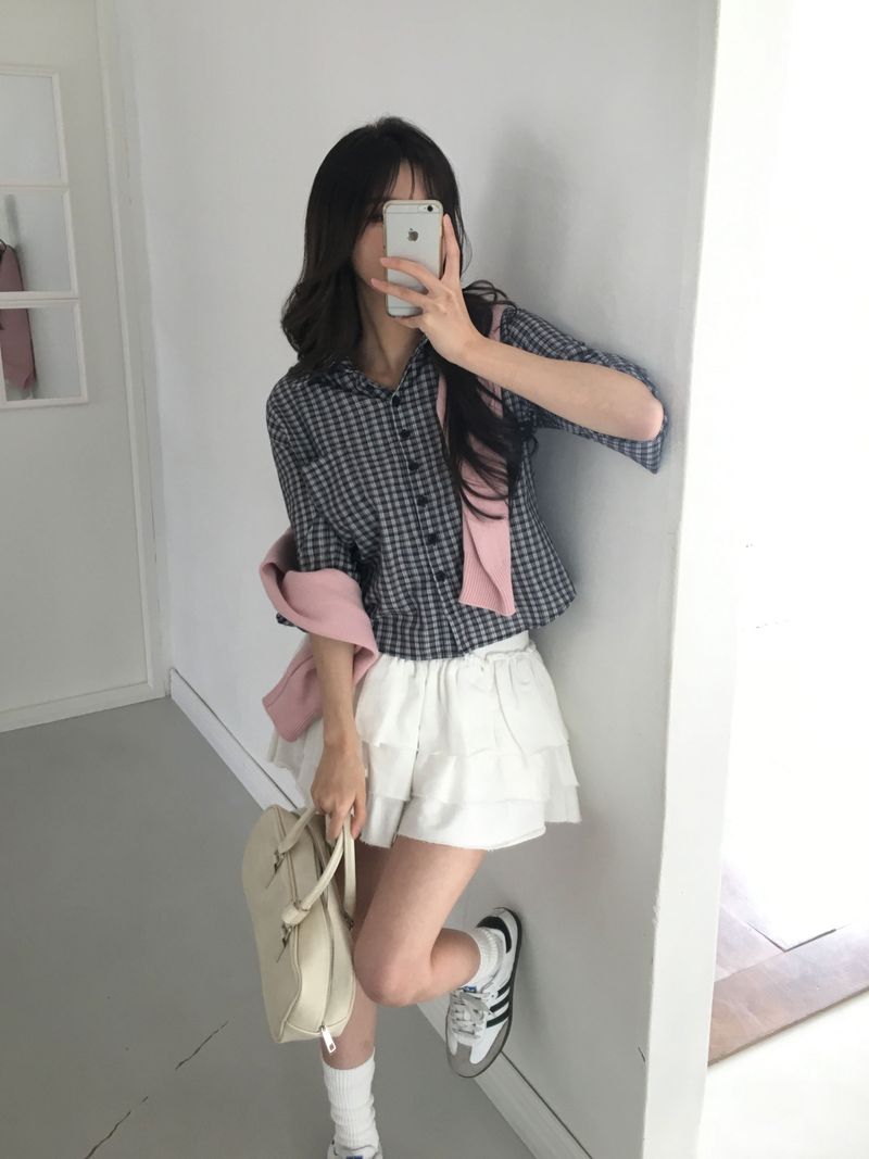 [MADE] Cabbage, Teard Miniskirt Pants