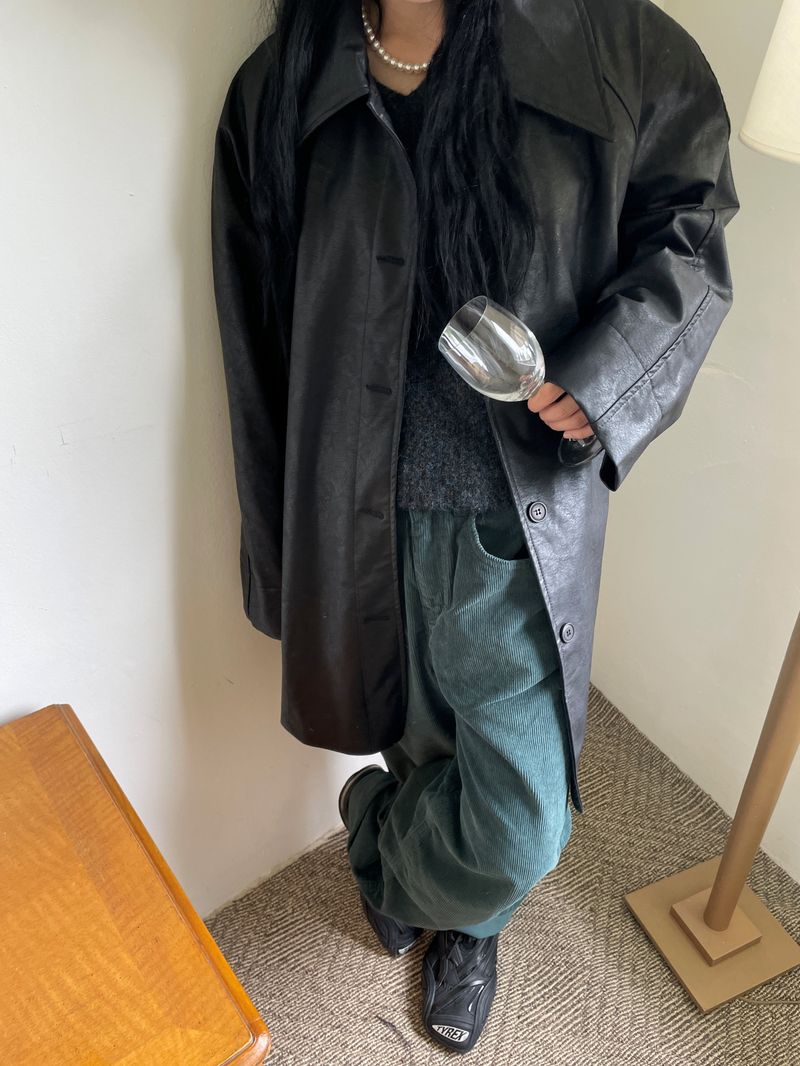 Obidos corduroy wide pants