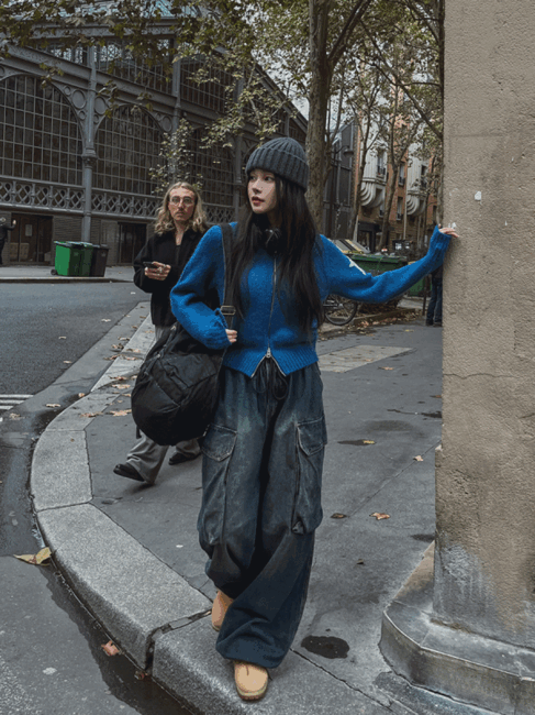 ULAN（ユレン）の「Hip 3D cargo denim banding pants（Pants）」