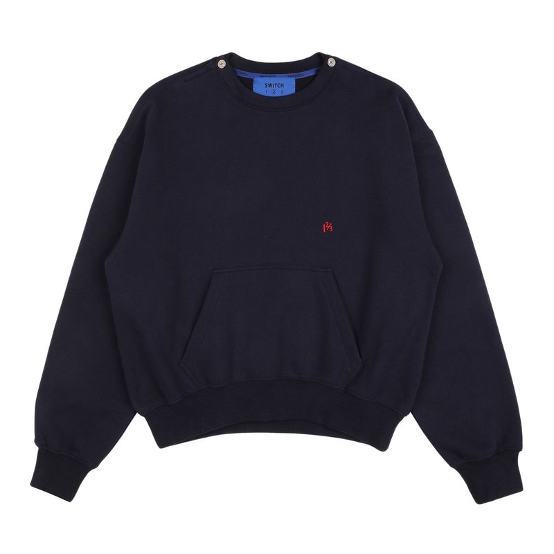 SWITCH123（スウィッチワンツースリー）の「エデン スペース ポケット MTM Tシャツ (ユニセックス)_SYF8TS07NV（トップス）」