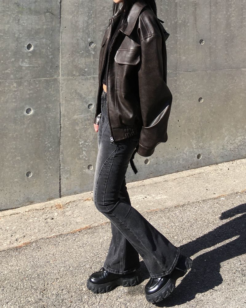 Pony boots cut pants