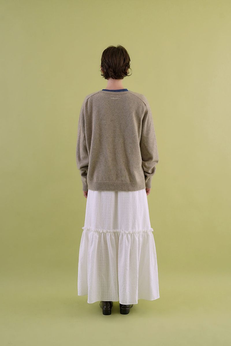 Cuddle raccoon knit_mocha