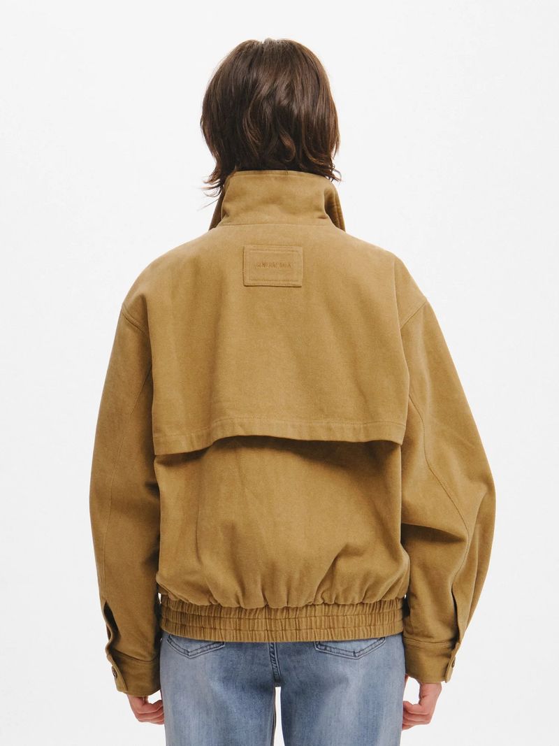 VINTAGE WASHED COTTON BLOUSON JUMPER
