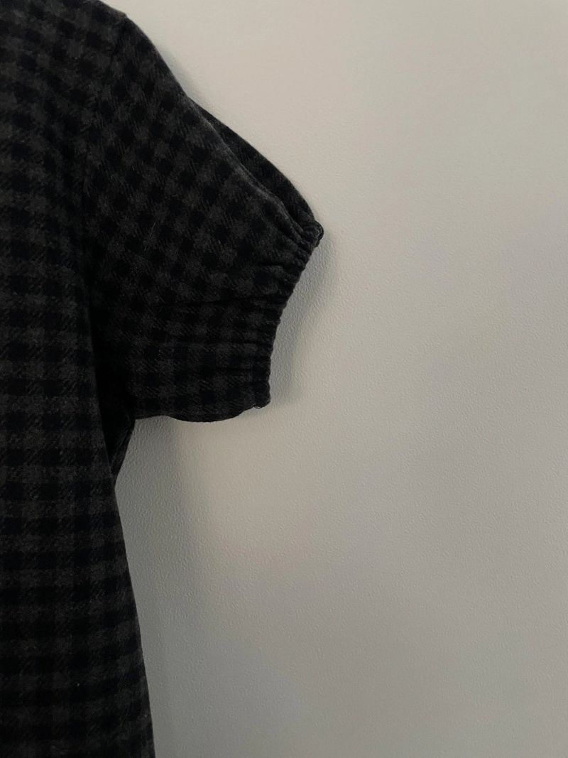 ritten check blouse