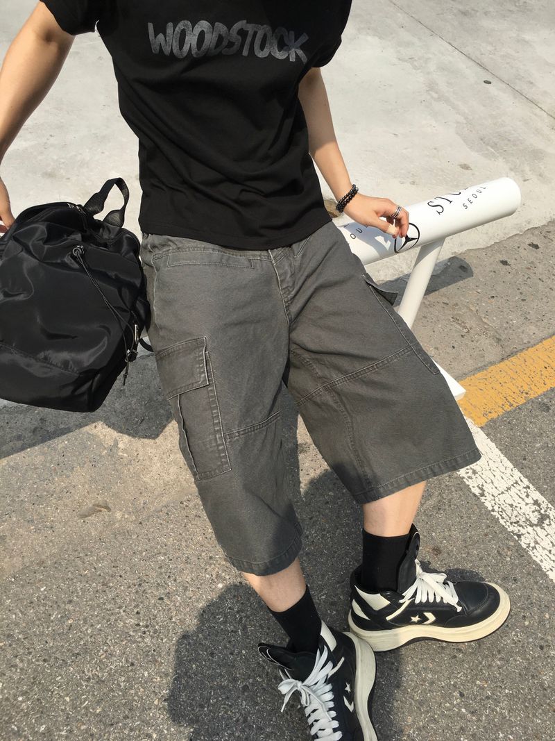 Stock Semi-Crop Short-Sleeve T-Shirt 4C