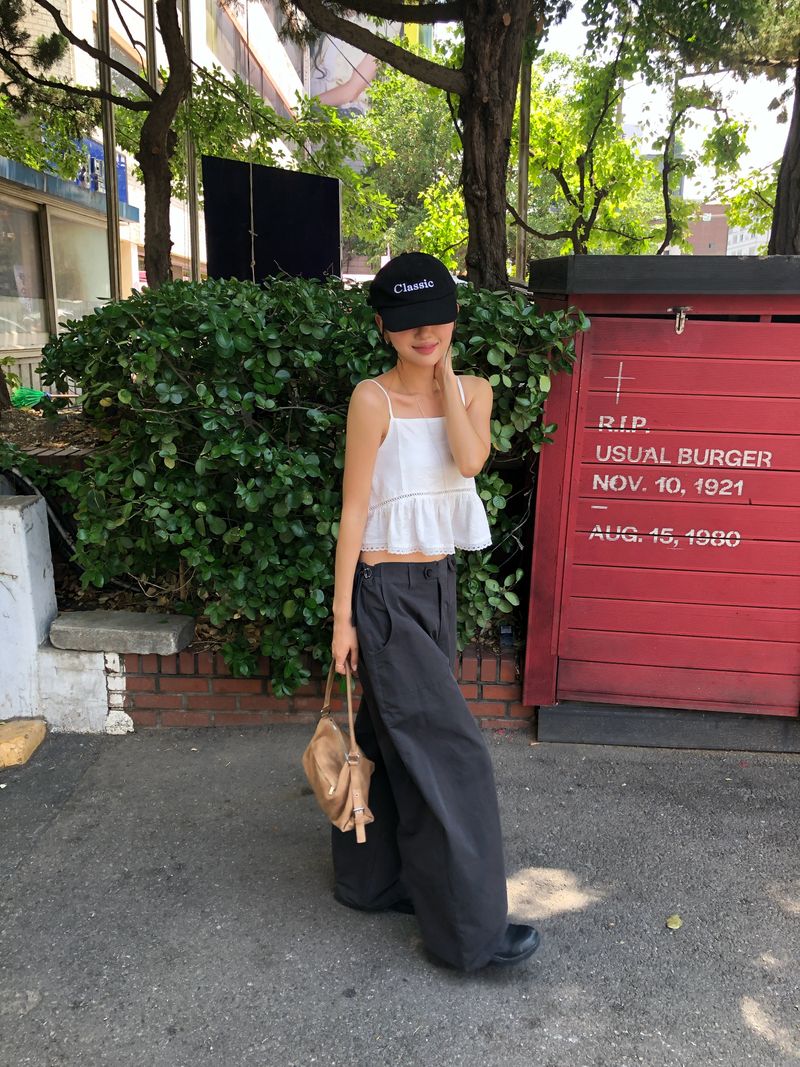 Taupe Wide Pants