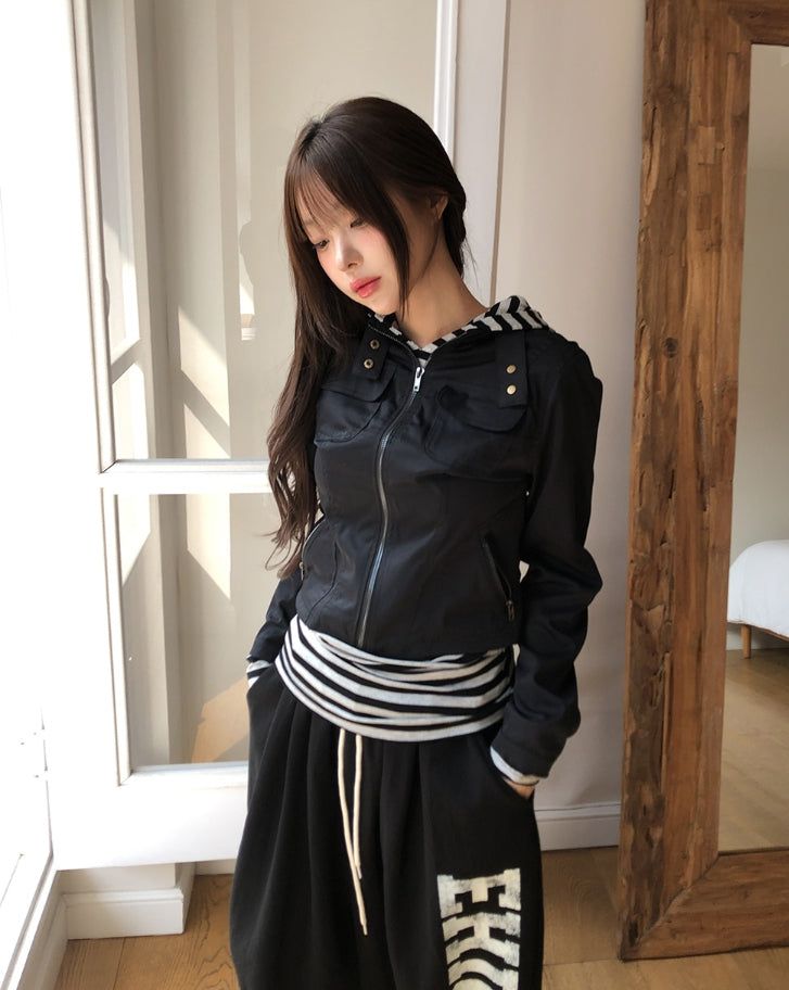 Turns Two-Pocket Biker Jacket