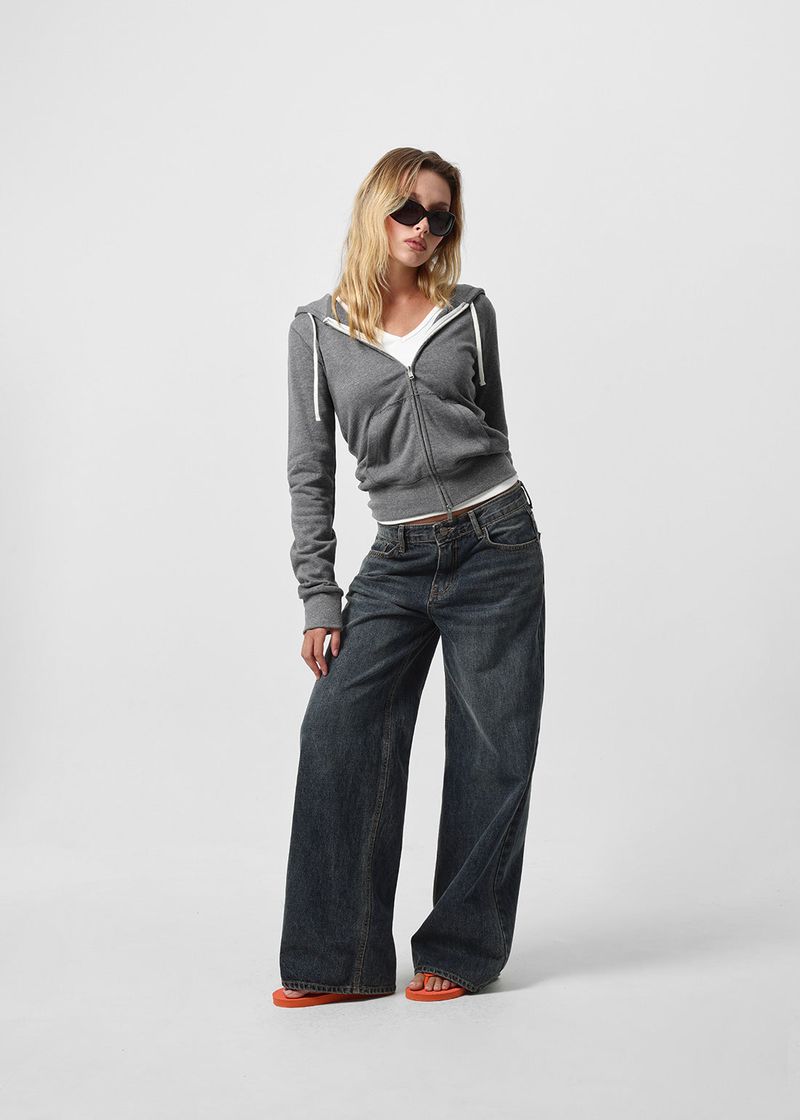 [B-DENIM] DARK BLUE WIDE 059