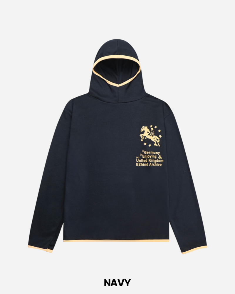 Emblem Crop Hoodie
