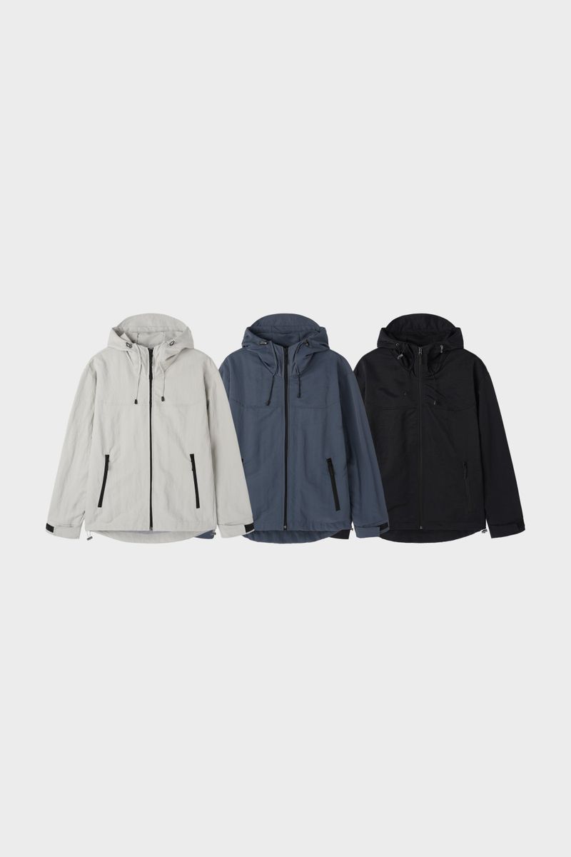 Bolt cap hood windbreaker