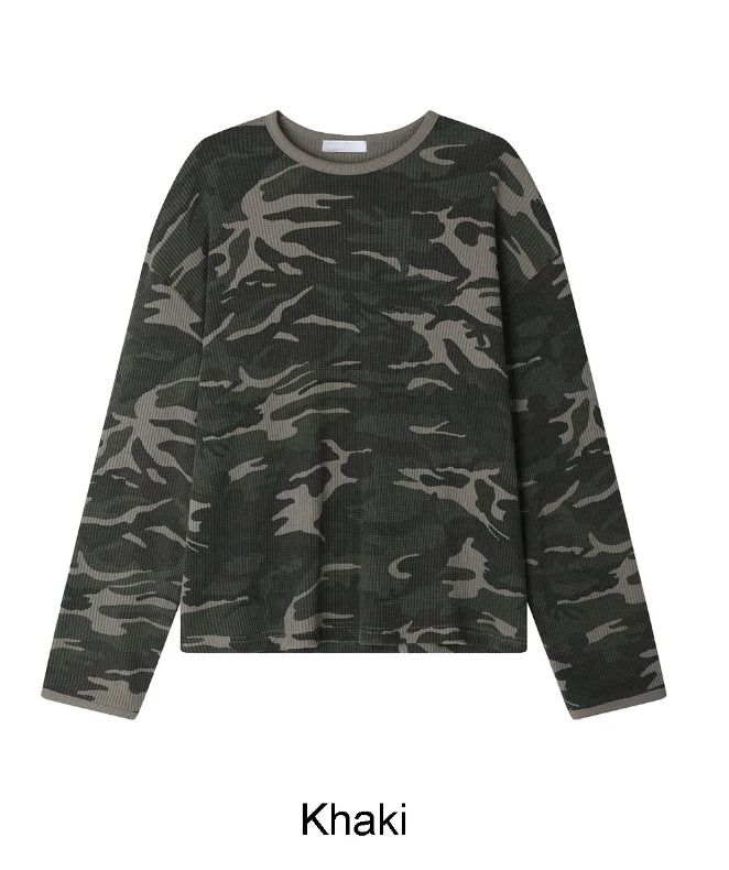 Fren Camo Waffle Long Sleeve