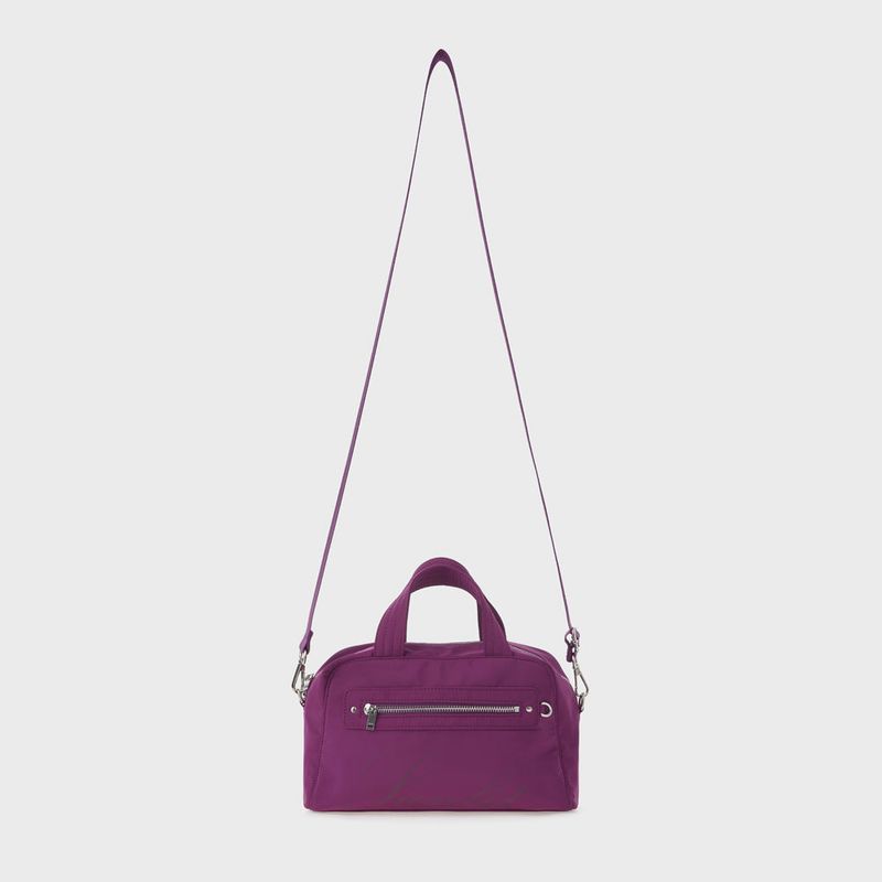 Lettering Cross Tote Bag (Purple)