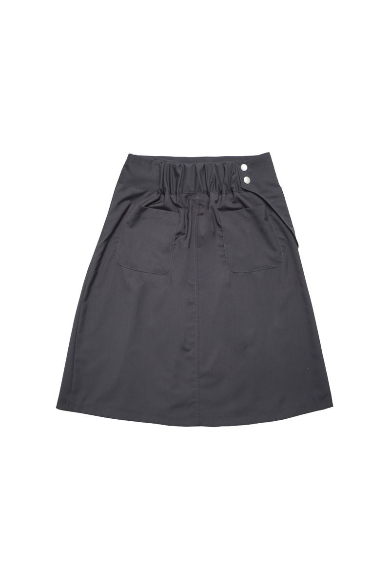 BUTTON POCKET SKIRT