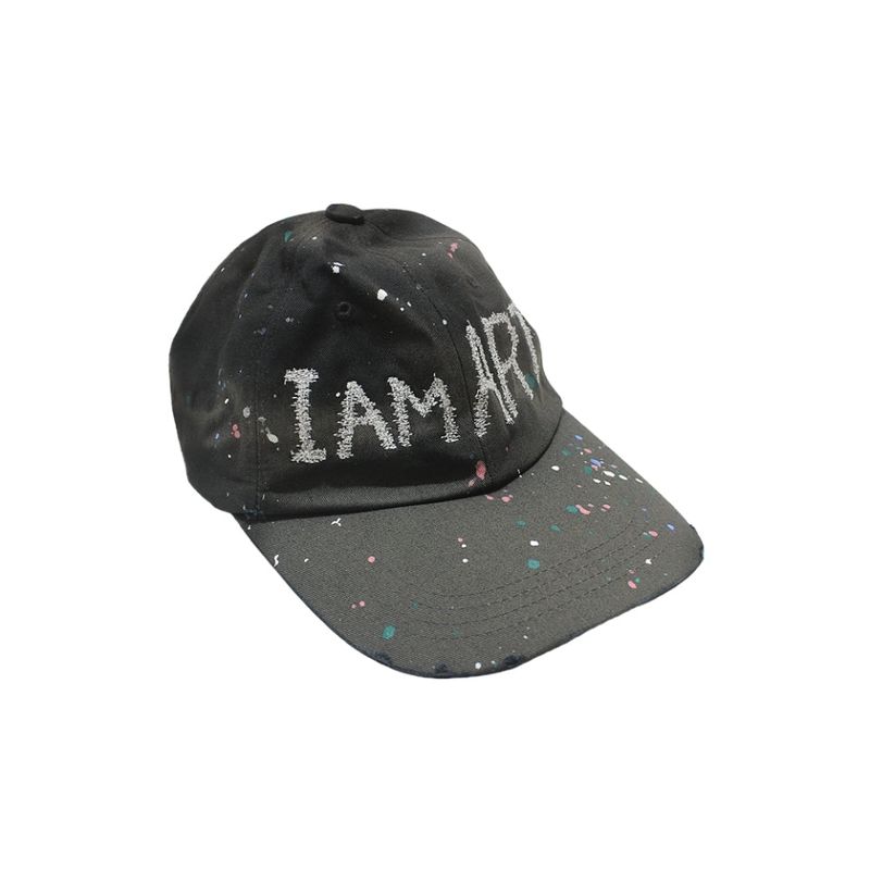I AM ART ballcap (white)