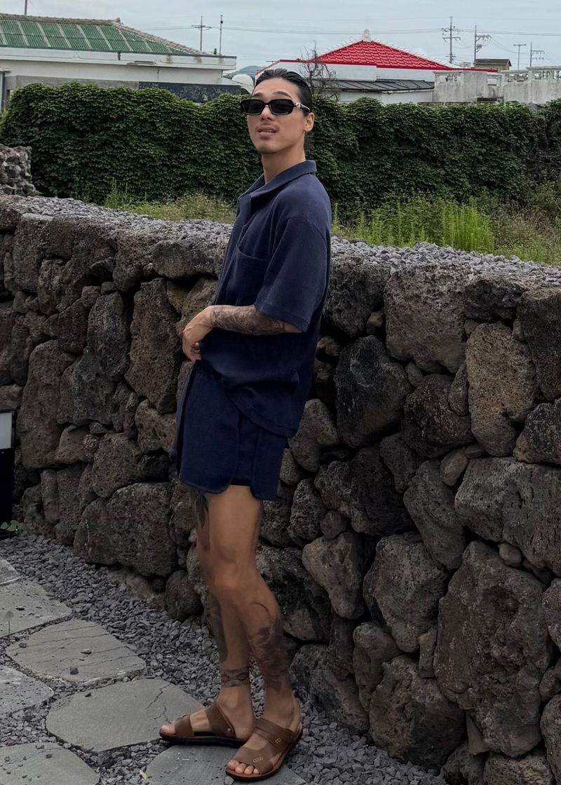 Waffle Shorts 3COLOR