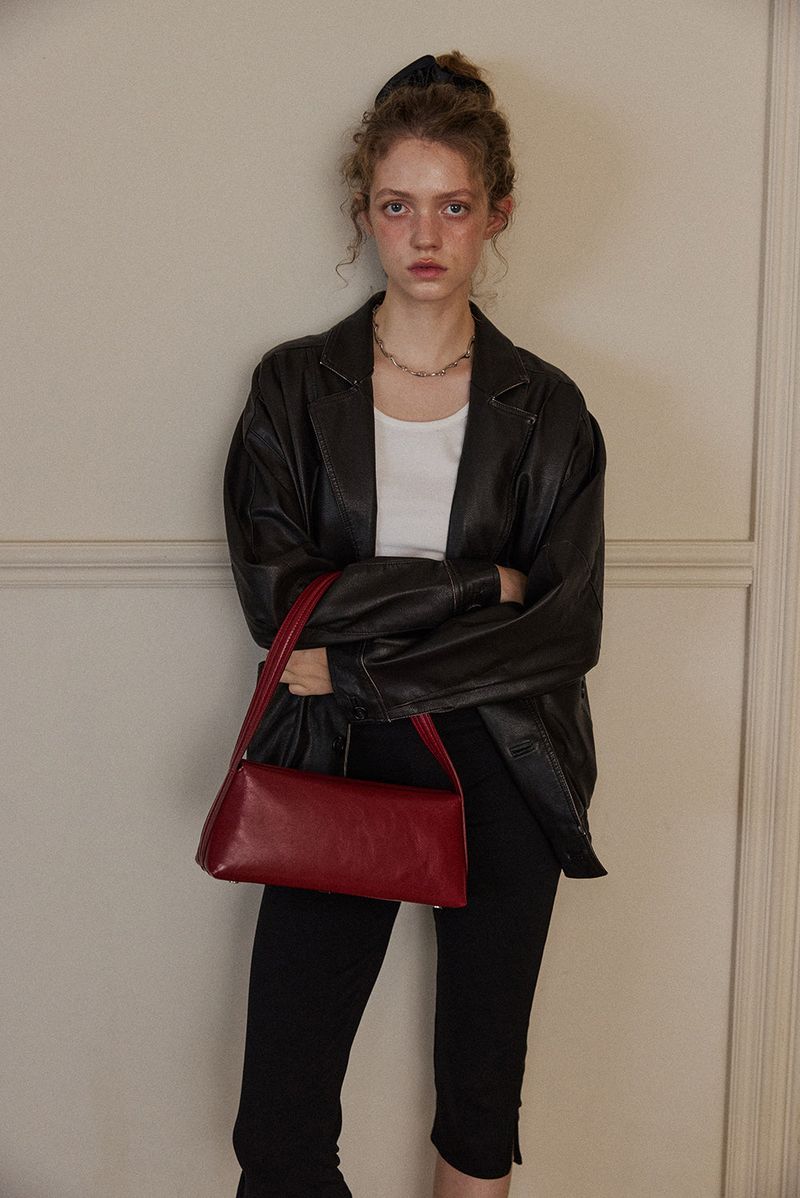 NOISCHE（ノイシ）の「MADE_Linea Baguette Bag/ RED（Bags）」