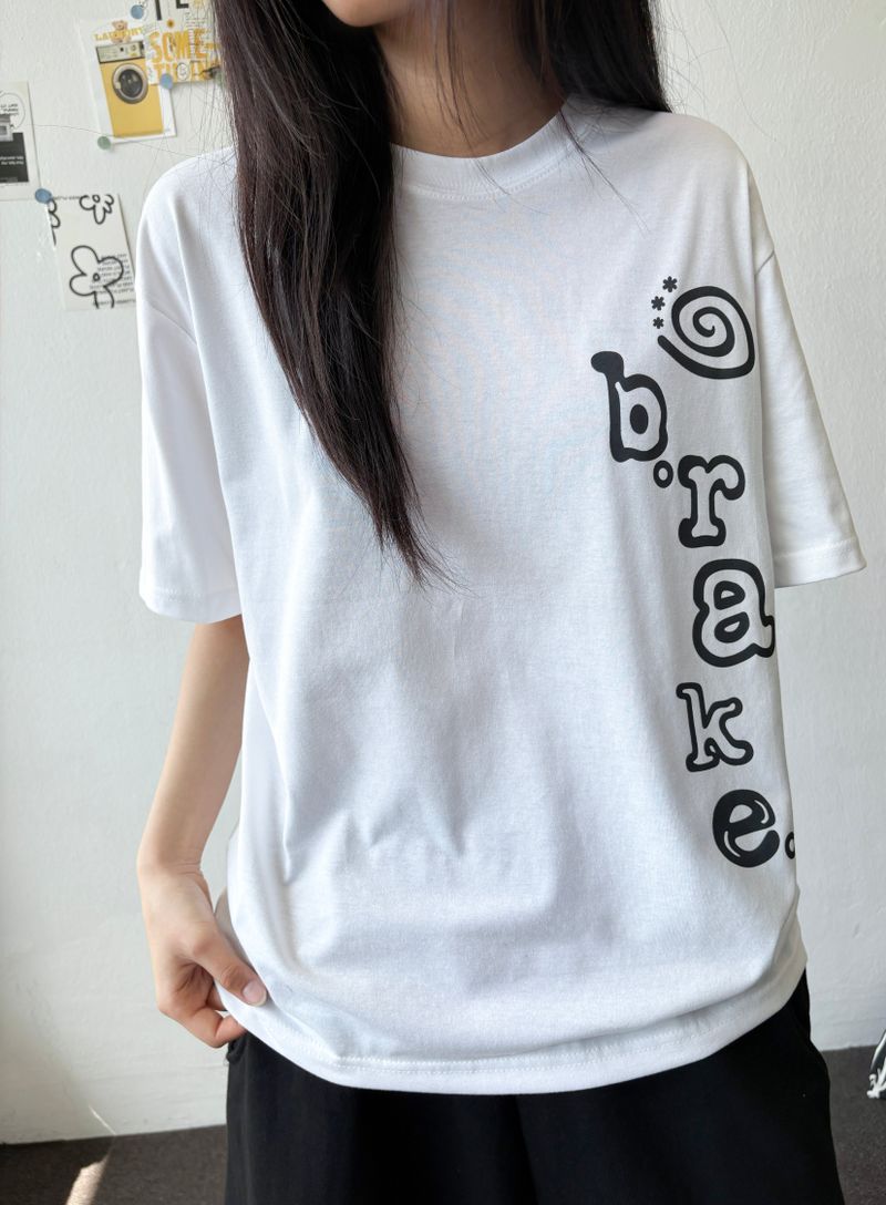 CCORTTI(コルッティ)の「Roll Letter Tattoo Print One-Side T-Shirt 5color(Tops)」