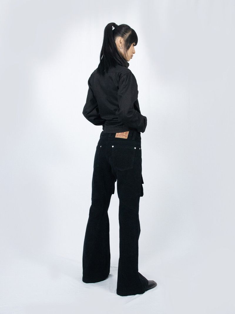 Circle Denim Jacket (Black)