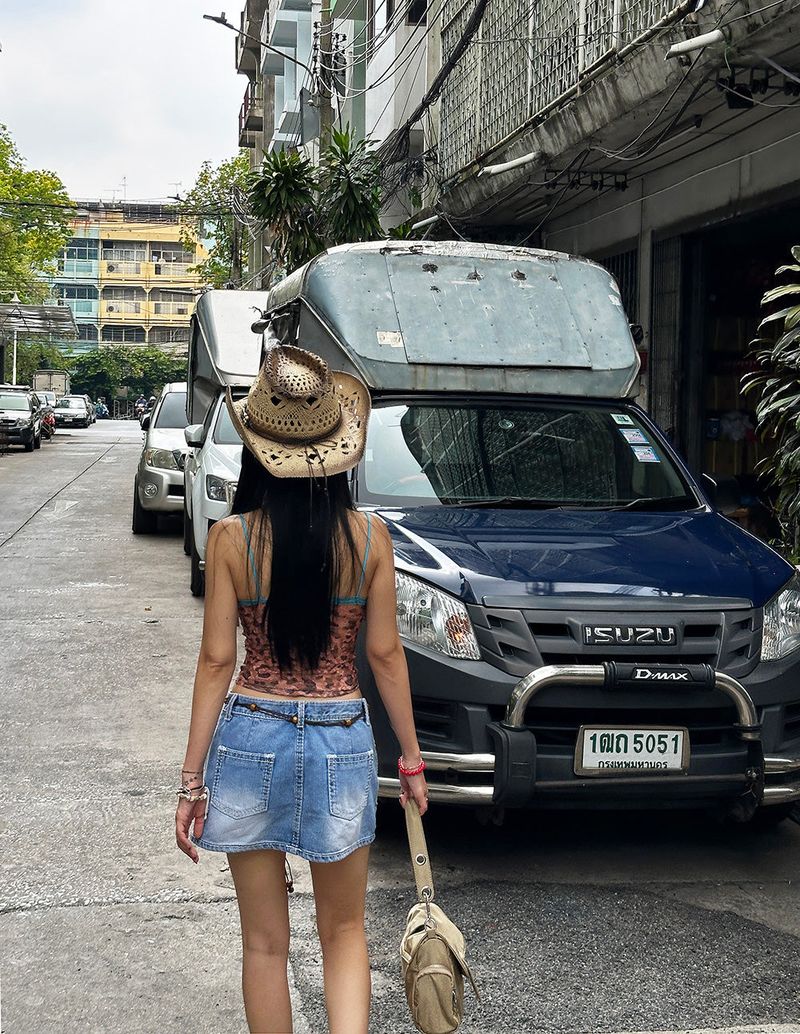 Ethnic Ratan Cowboy Fedora