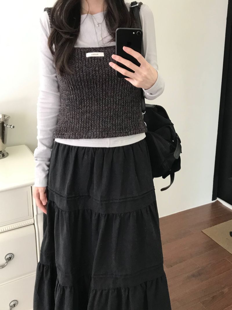 Ripple Knit Sleeveless (3 colors)