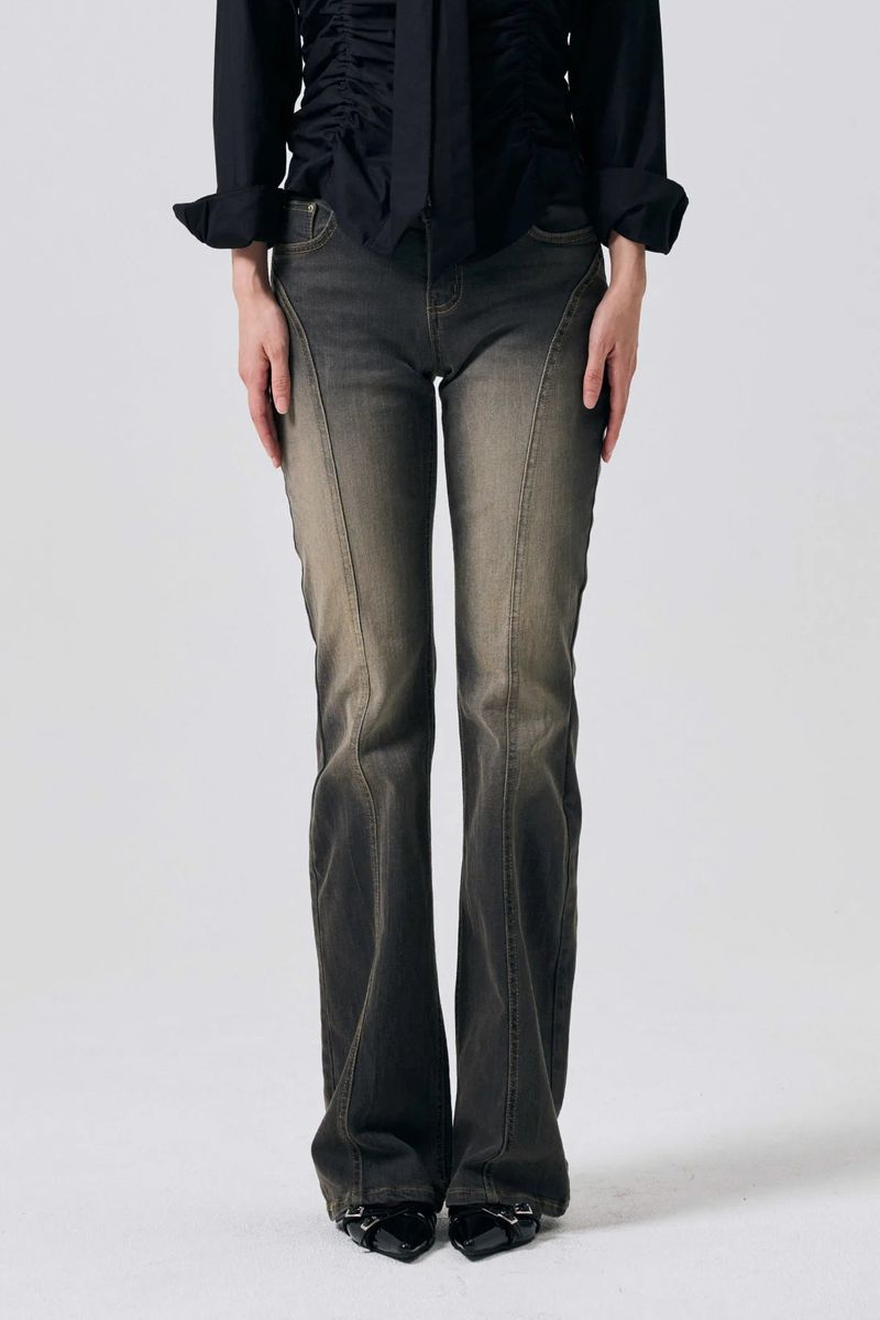 ARIKIM（アリキム）の「ELLA BOOTCUT DENIM PANTS / BLACK（Pants）」