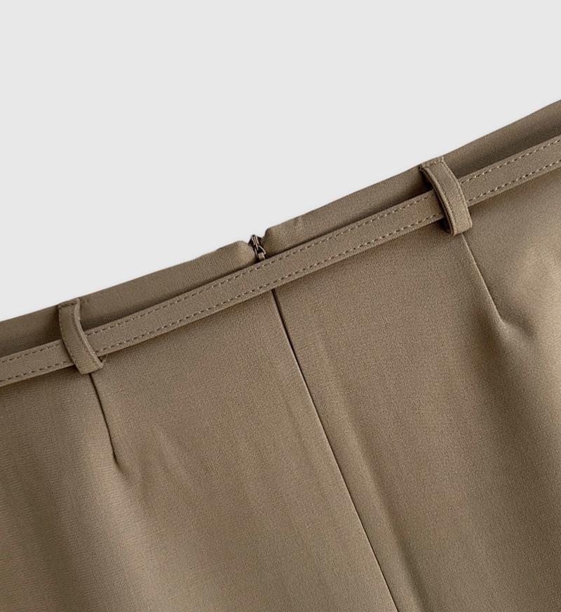 Setter Slit Belt Skirt / 4 colors