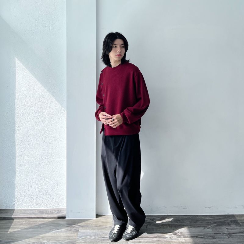 Shadow Drape Pleated Pants
