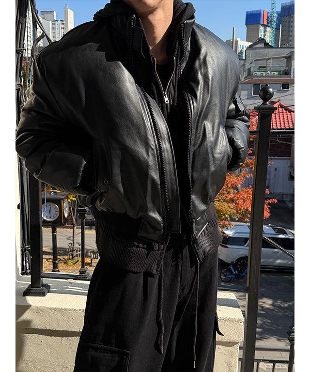 LAURANT（ロラン）の「[F/W] Leather padding blouson(2color)（Jackets/Outerwear）」