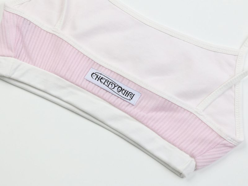 basic bra top - light pink